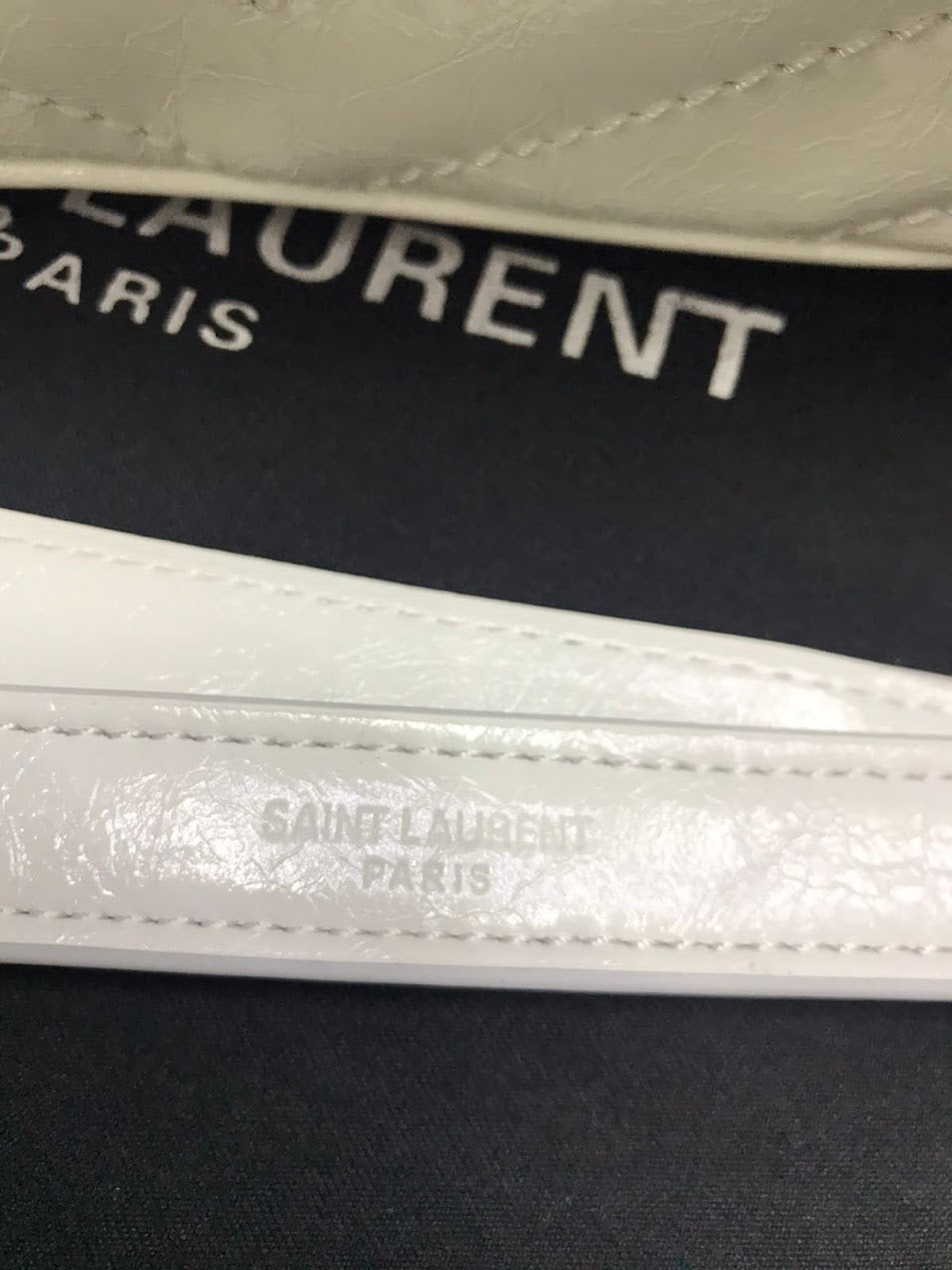 Saint Laurent YSL Blanco Piel