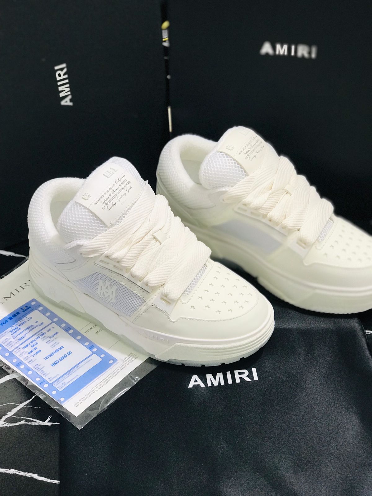 AMIRI Tenis blanco Caballero