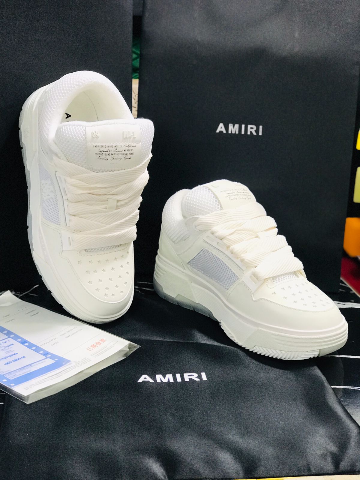 AMIRI Tenis blanco Caballero