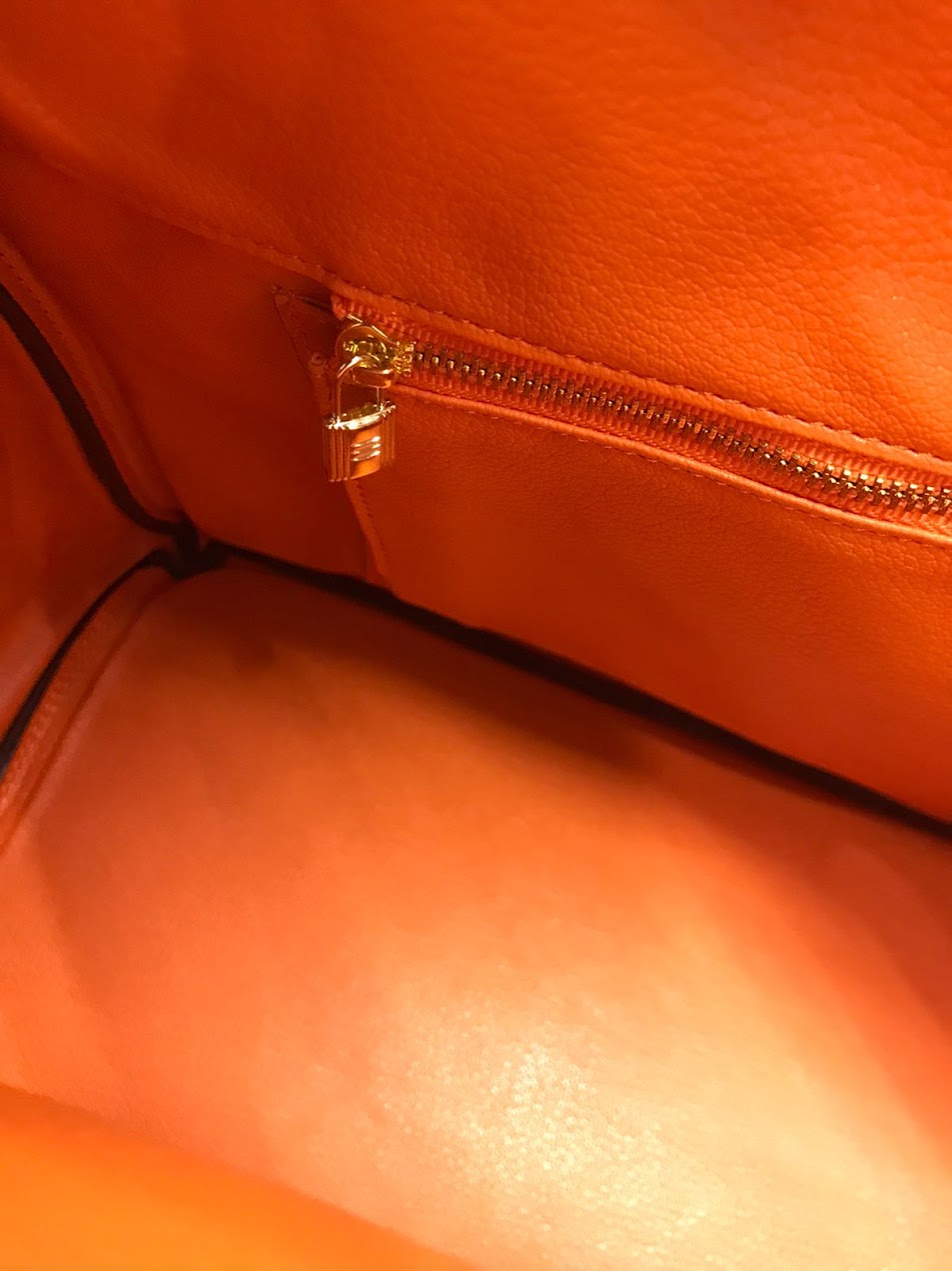 Hermes Naranja Piel