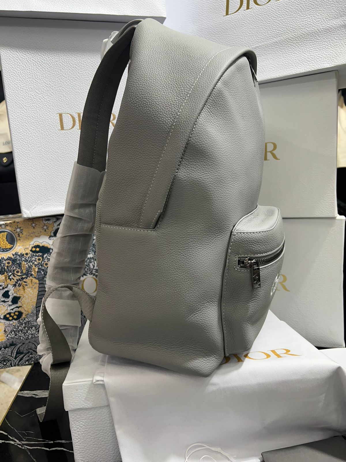 Christian Dior Gris Piel