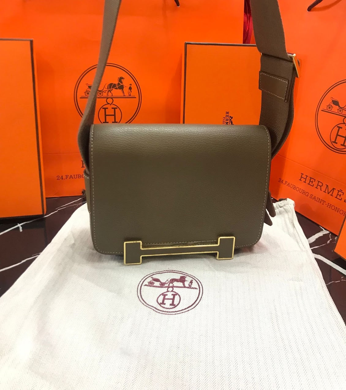 Hermes Musgo Piel