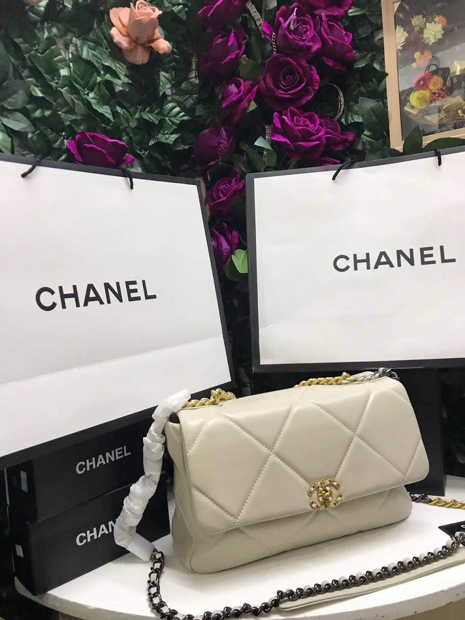 Chanel Blanco Piel