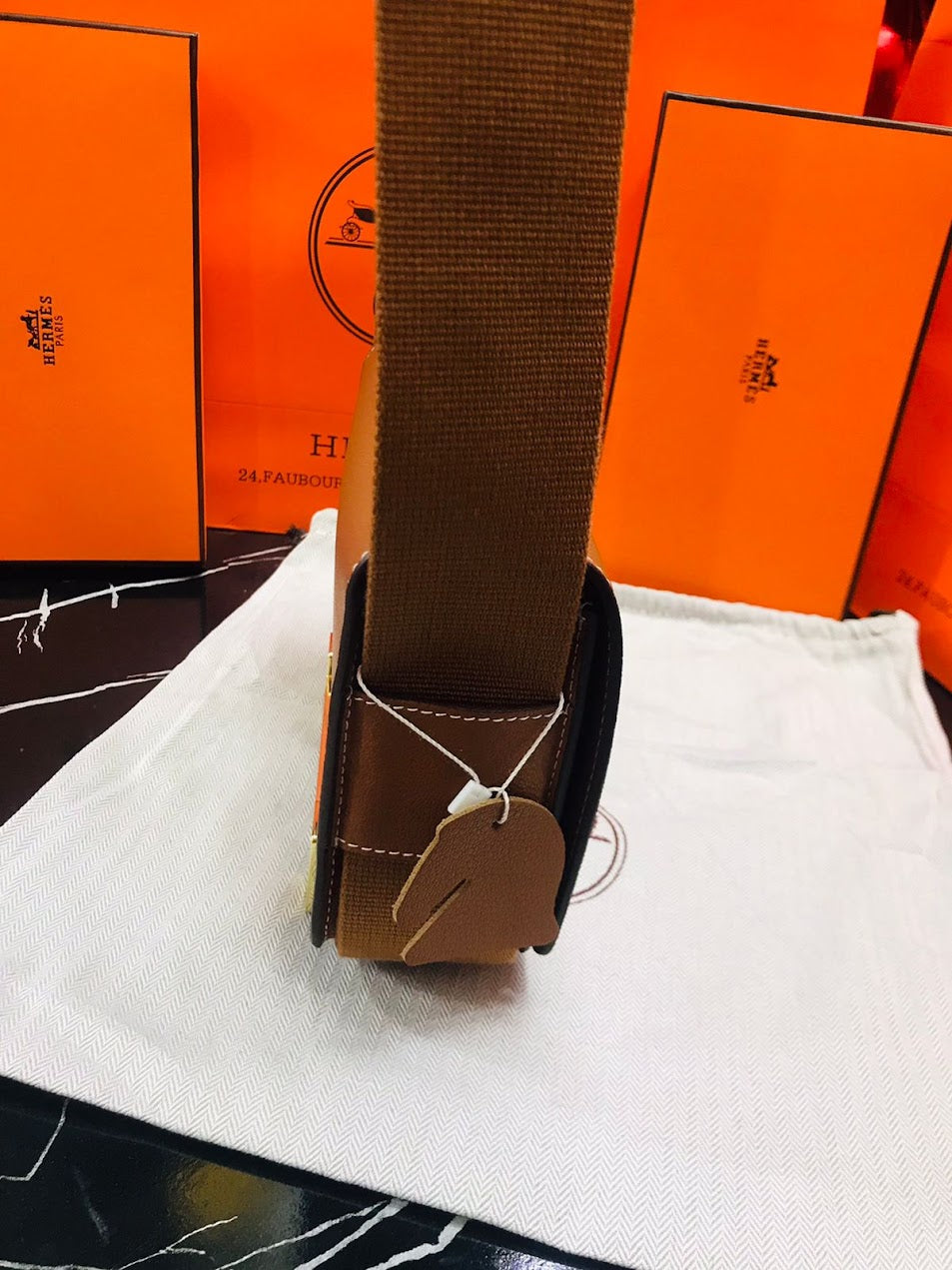 Hermes Ocre Piel