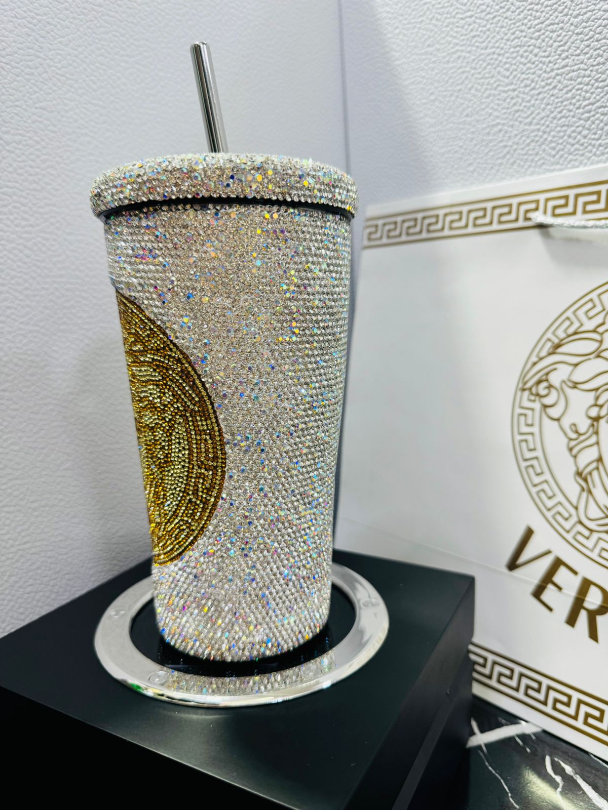 Versace termo blanco