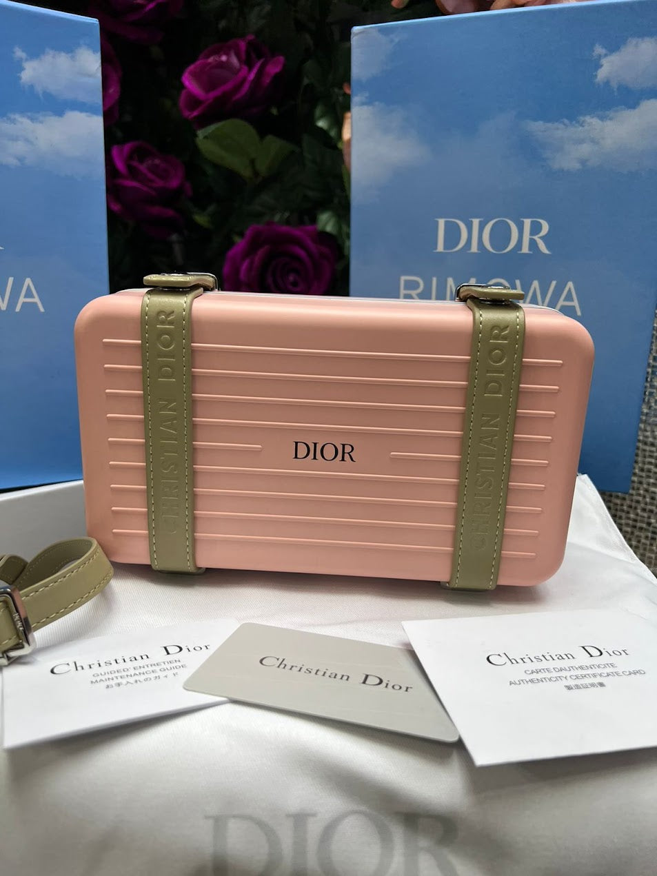 Christian Dior Rimowa Rosa Pequeña