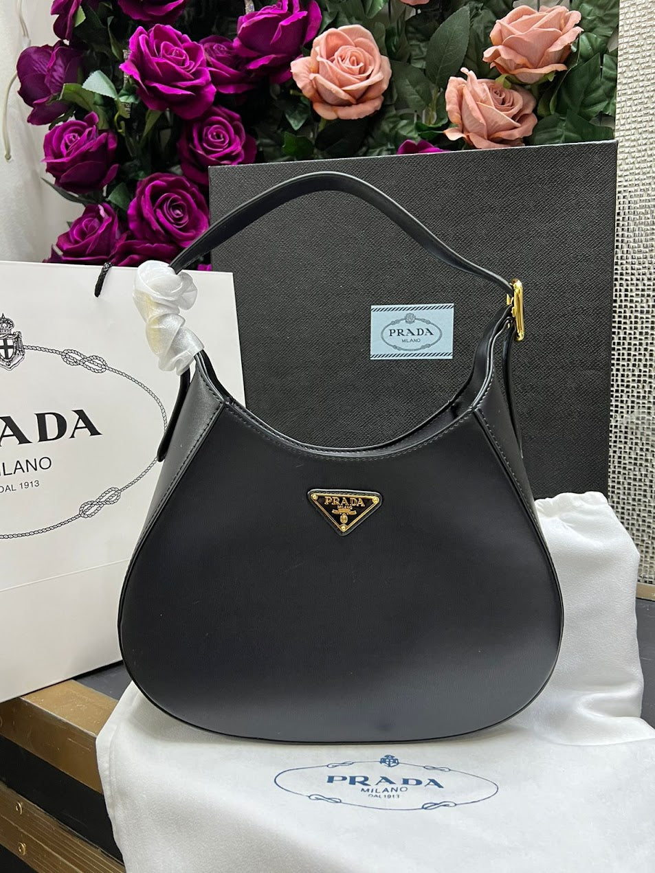 Prada Negra Piel