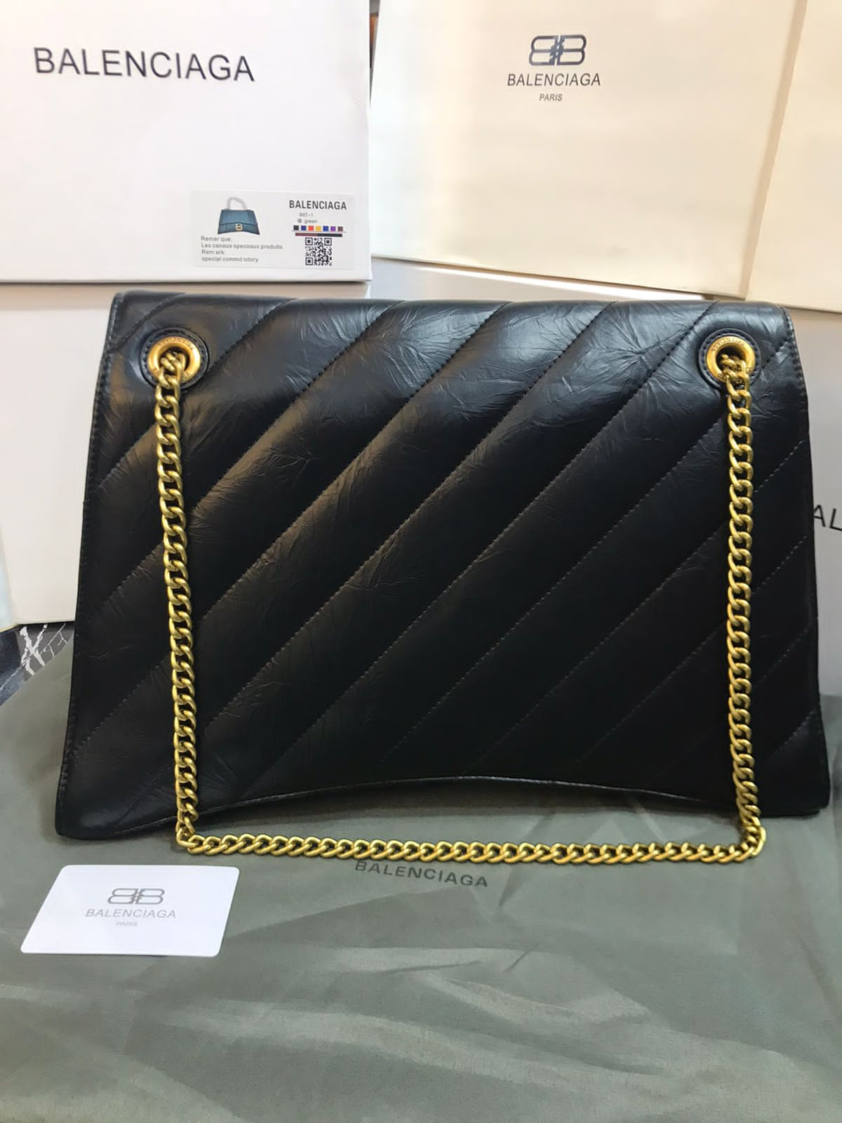 Balenciaga Negro Piel