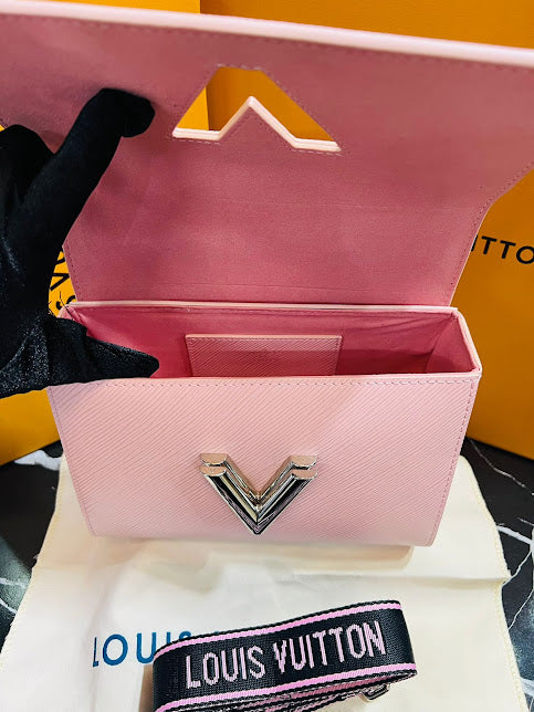 Louis Vuitton Rosa Pastel Piel