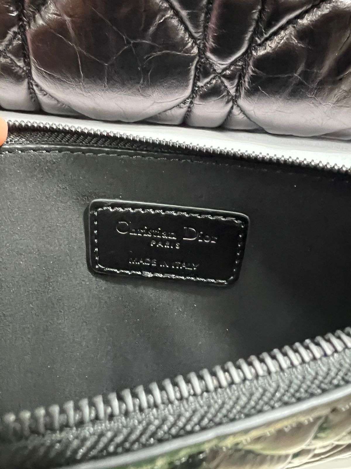 Christian Dior Negra Piel Cordero