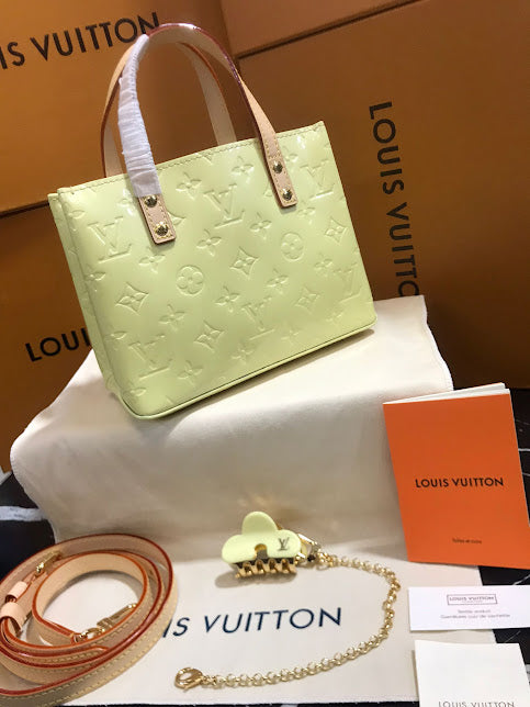 Louis Vuitton Verde Limón Piel Charol