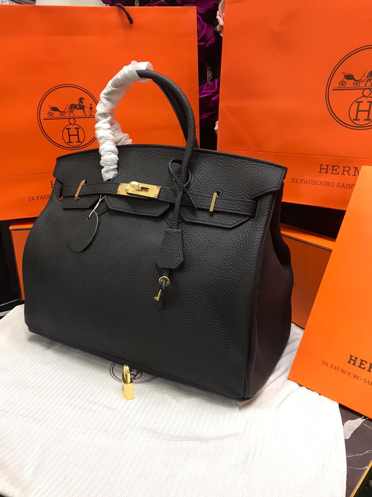 Hermes Birkin Negra Piel