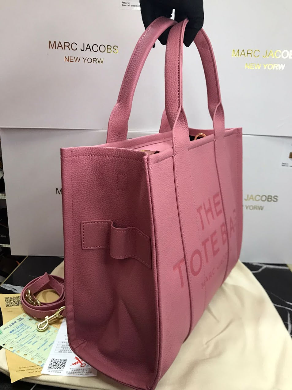 The Tote Bag Rosa Piel