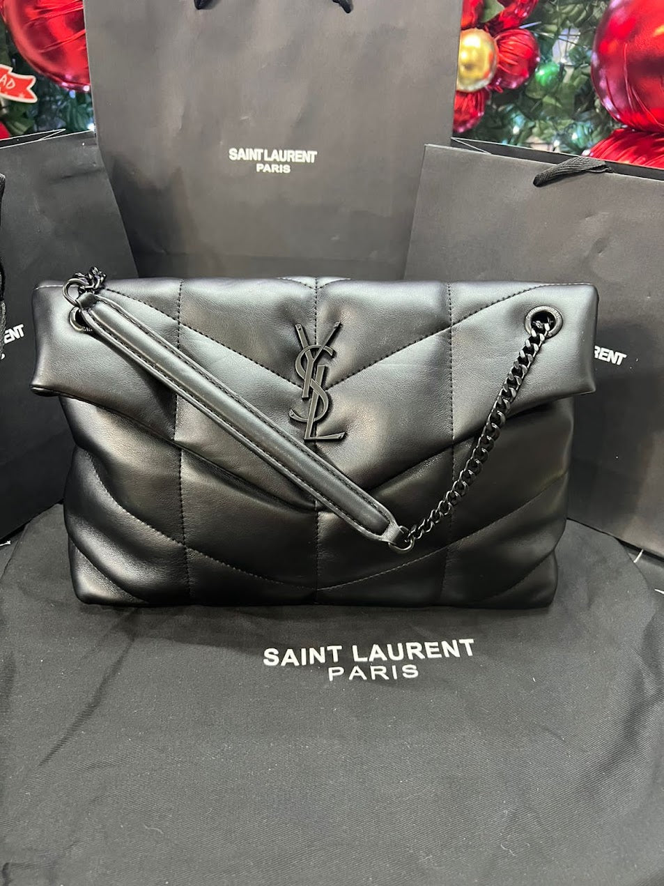 Saint Laurent YSL Negra Piel