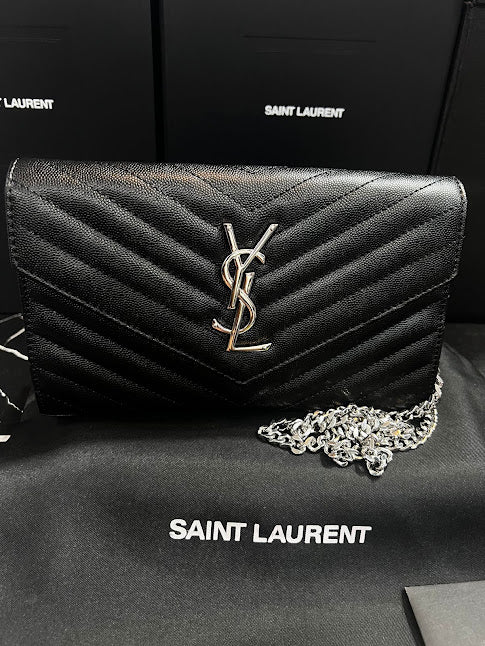 Saint Laurent Negra Piel