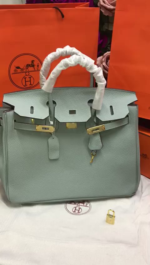 Hermes Birkin Azul Piel