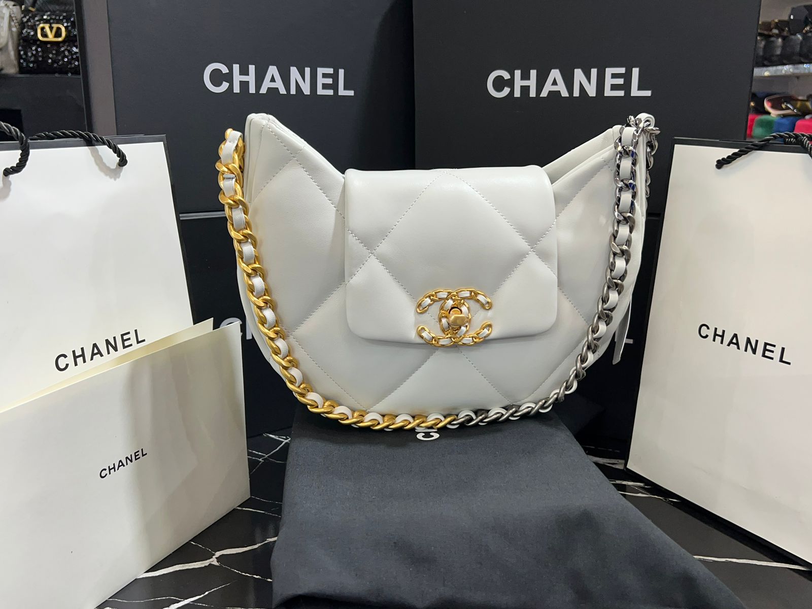 Chanel Blanco Piel