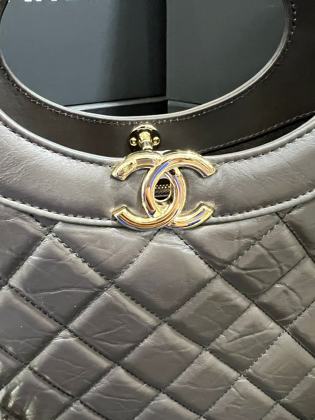 Chanel Negro Piel