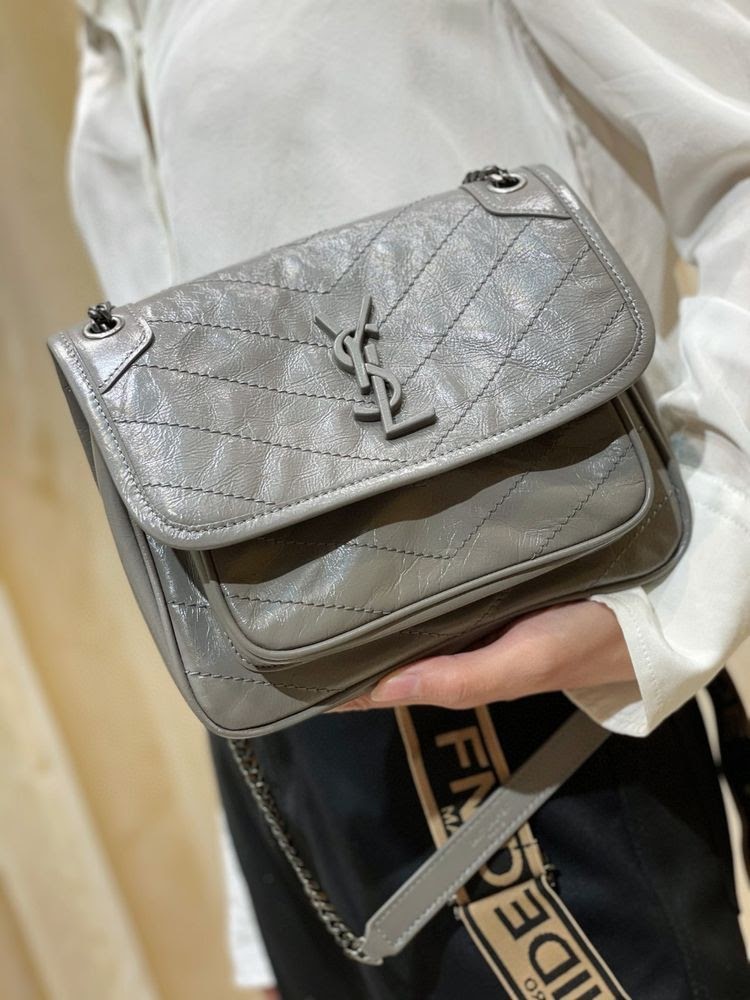 Saint Laurent YSL Gris Piel