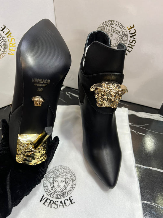 Versace botas negras