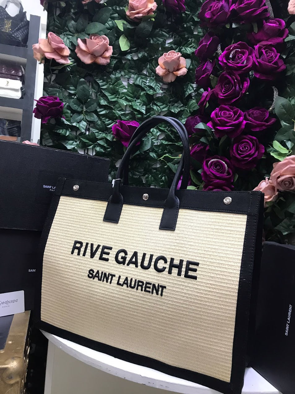 Saint Laurent Rive Gauche YSL Cafe Tela