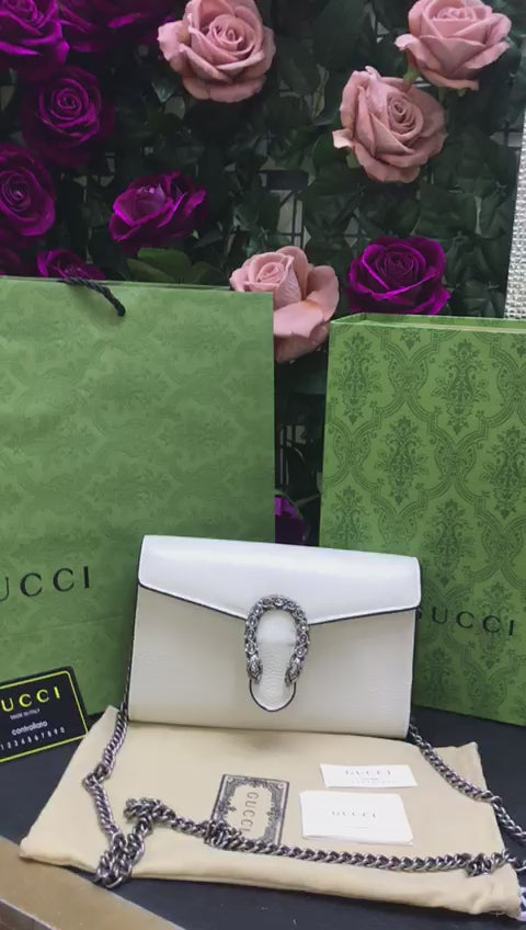 Gucci Blanco Piel Pequeña