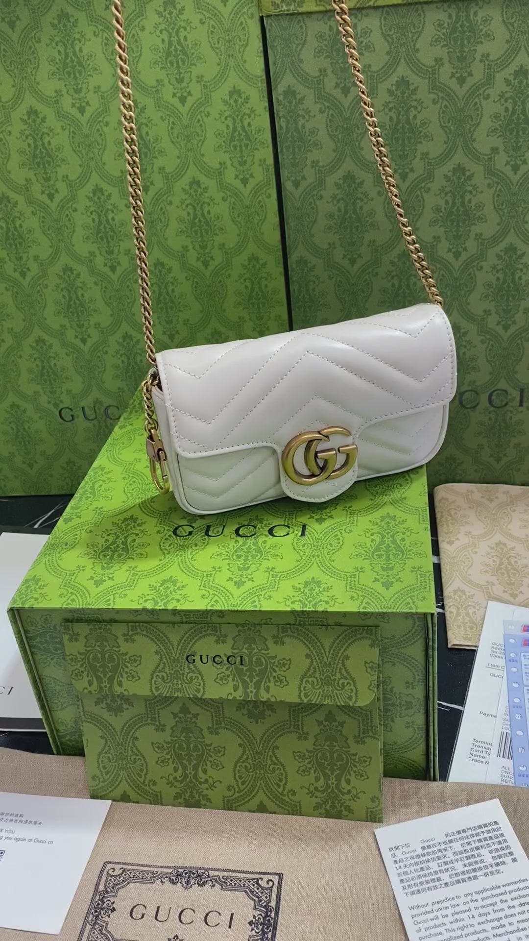 Gucci Blanca Piel