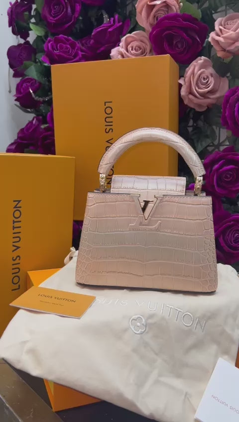 Louis Vuitton Nacarada Piel de Cocodrilo