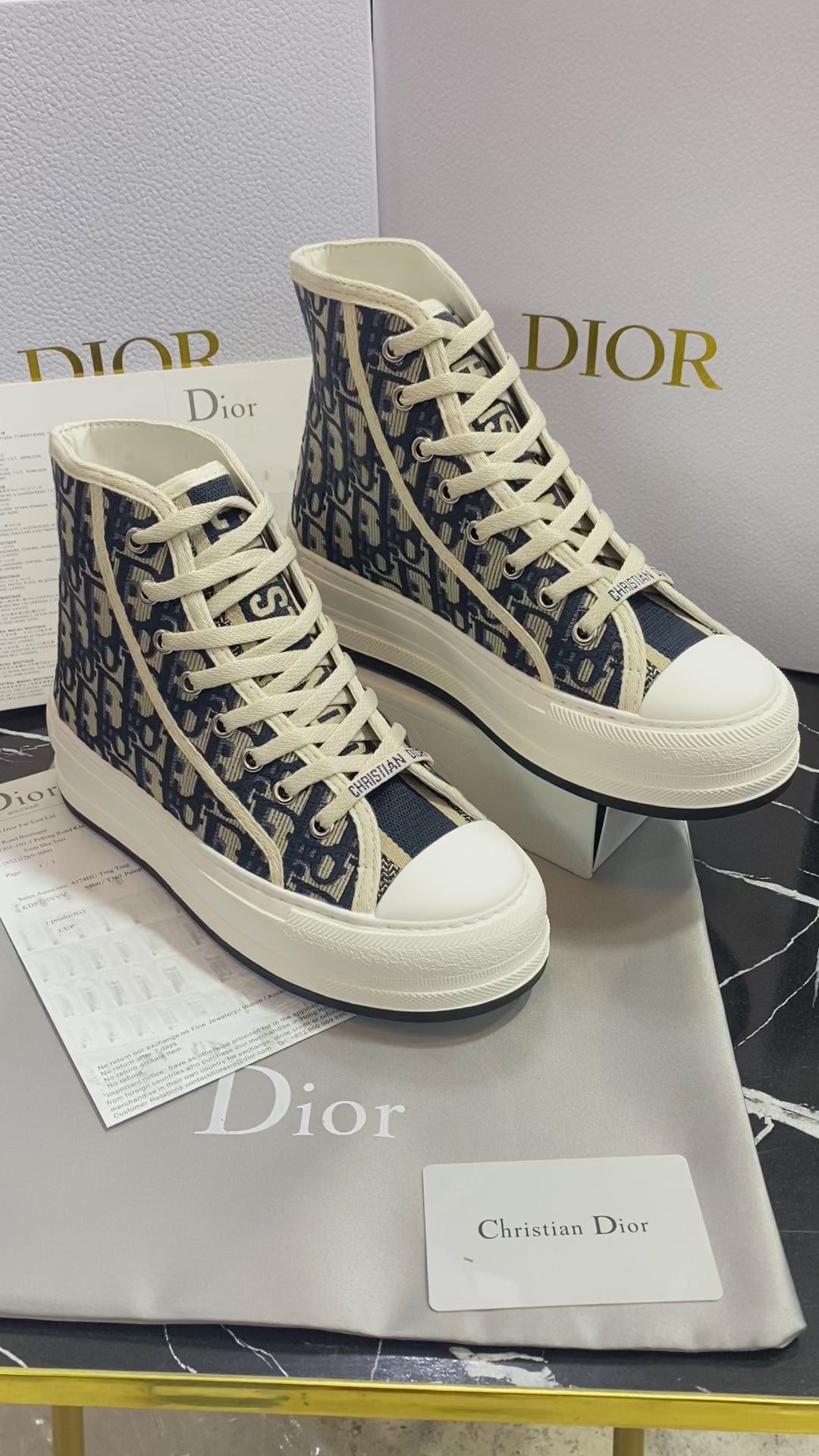 Christian Dior Tenis de botín