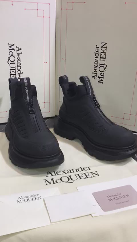 Tenis Alexander Mc Queen botin negros