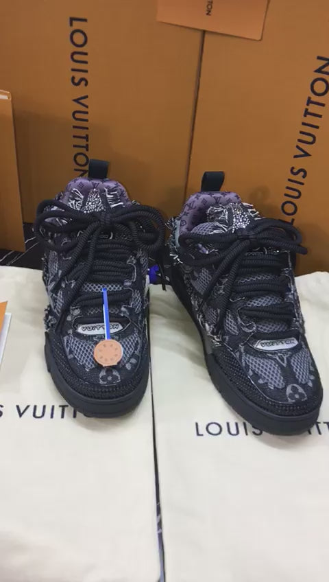 Louis Vuitton tenis negros Caballero