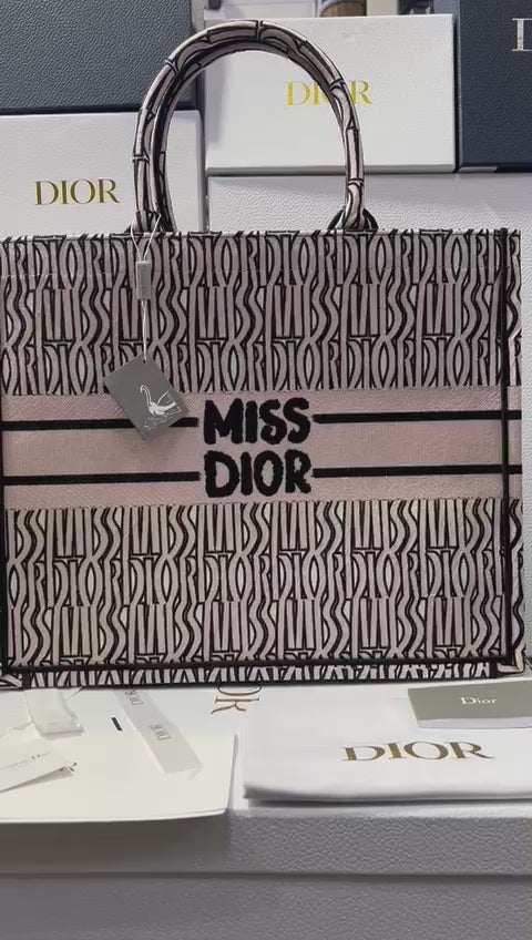 Cristian Dior bolso G5 bordada grande