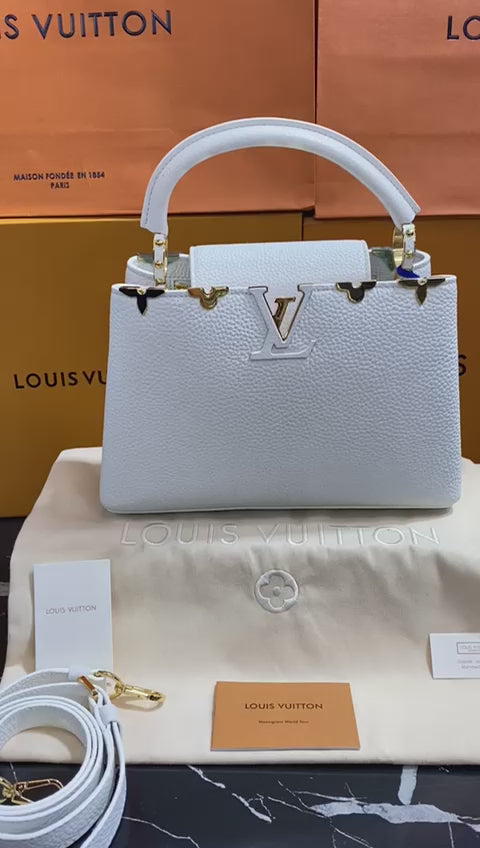 Louis Vuitton Blanco Piel