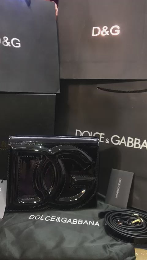 Dolce Gabbana Negro Charol Piel