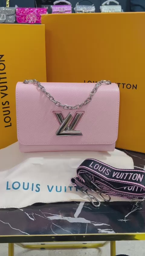 Louis Vuitton Rosa Pastel Piel