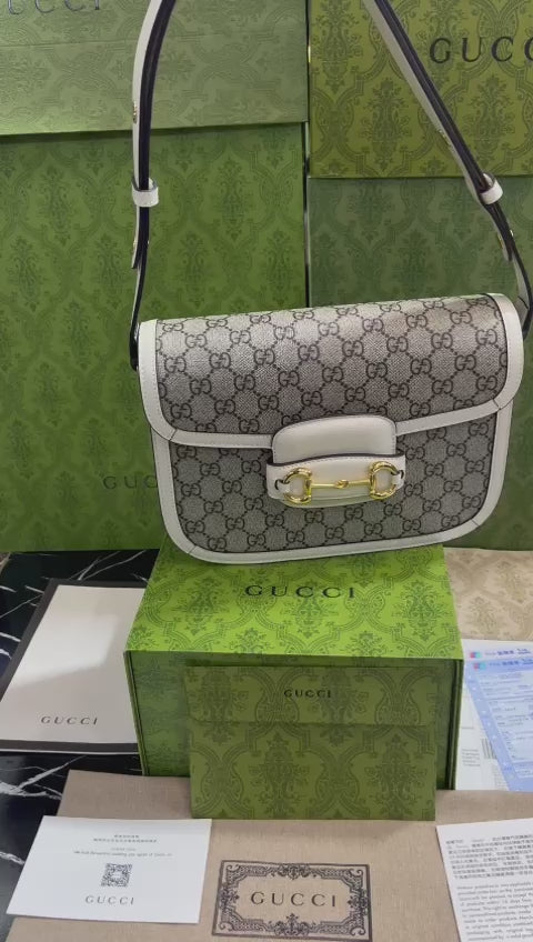 Gucci Beige Piel