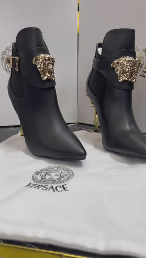 Versace botas negras