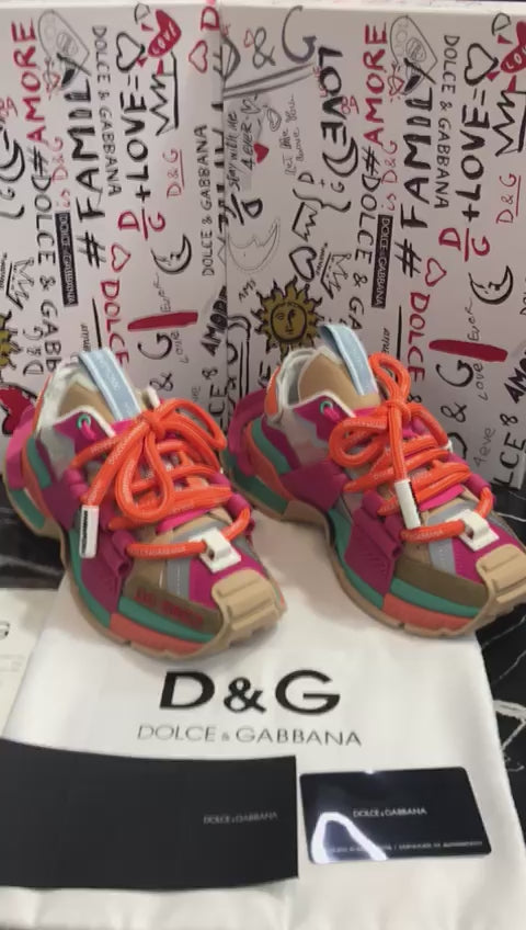 Dolce Gabbana Tenis de colores