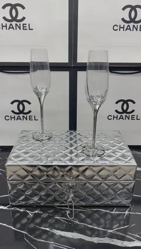 Copas para champagne Chanel