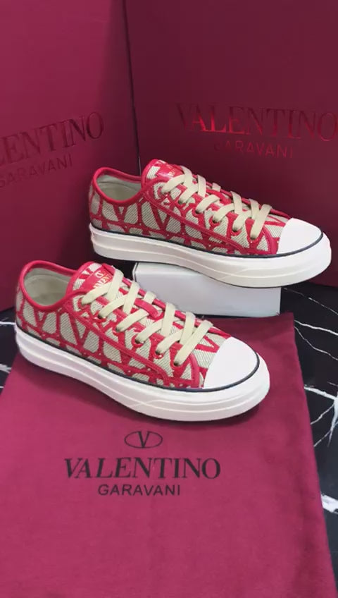 valentino tenis rojos