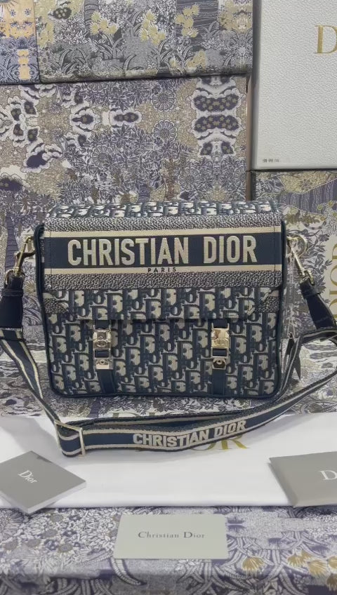 Christian Dior Negra Beige Bordada