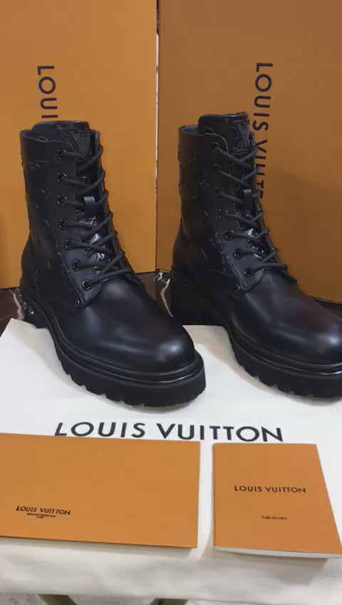 Louis Vuitton botas negras Caballero