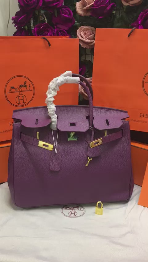 Hermes Birkin Morada Piel